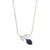Limpias Necklace Silver - Purple Zirconia