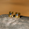 Duality Point Stud Earrings - Gold